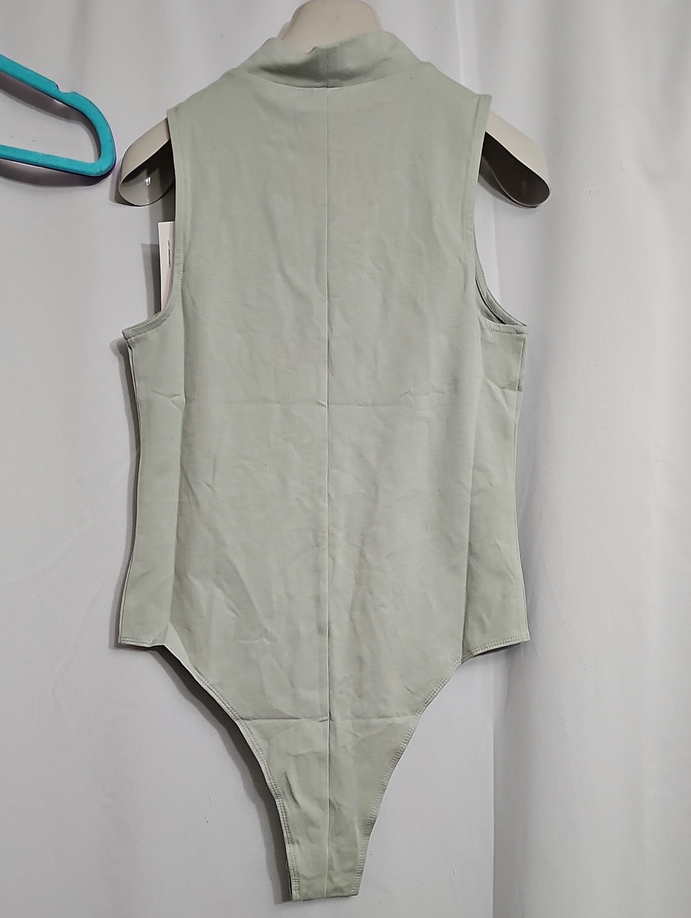 Mock Turtleneck Tank Bodysuit Size Medium Color Light Green NWT A New Day - Picture 11 of 12